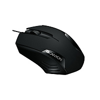 Мышь проводная Canyon CNE-CMS02B черная фото Мышь проводная Canyon CNE-CMS02B черная