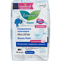 Прокладки женские ежедневные Laurier Beauty Style (36 штук в упаковке) фото Прокладки женские ежедневные Laurier Beauty Style (36 штук в упаковке)