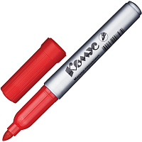 Маркер перманентный Комус PY2304 красный (толщина линии 1-4 мм) круглый наконечник фото Маркер перманентный Комус PY2304 красный (толщина линии 1-4 мм) круглый наконечник