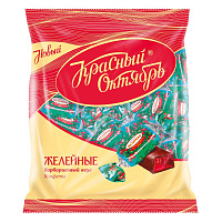 Конфеты шоколадные Красный Октябрь Желейные барбарисовый вкус 250 г фото Конфеты шоколадные Красный Октябрь Желейные барбарисовый вкус 250 г