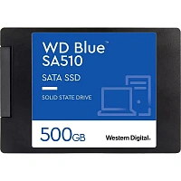 SSD накопитель WD BLUE SA510 2,5 500Gb (WDS500G3B0A) фото SSD накопитель WD BLUE SA510 2,5 500Gb (WDS500G3B0A)