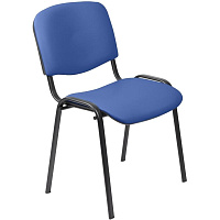 Стул офисный Easy Chair Изо синий (искусственная кожа, металл черный) фото Стул офисный Easy Chair Изо синий (искусственная кожа, металл черный)