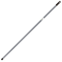 Черенок рукоятка для инвентаря 138 см, еврорезьба, металлопластик 0,35 мм, серый, BOOMHOUSE (БумХаус) XL, 702233
