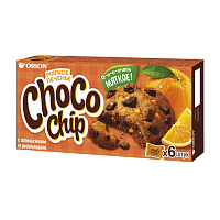 Печенье сдобное Orion Choco Chip с темным шоколадом и апельсином (6 штук по 20 г) фото Печенье сдобное Orion Choco Chip с темным шоколадом и апельсином (6 штук по 20 г)