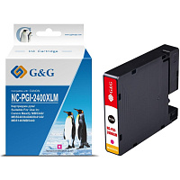 Картридж струйный G&G PGI-2400XL M для Canon пурпурный совместимый фото Картридж струйный G&G PGI-2400XL M для Canon пурпурный совместимый