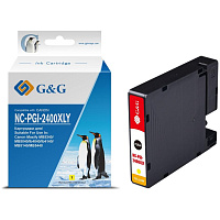 Картридж струйный G&G PGI-2400XL Y для Canon желтый совместимый фото Картридж струйный G&G PGI-2400XL Y для Canon желтый совместимый