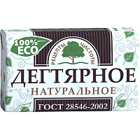 Мыло туалетное Рецепты чистоты Дегтярное антибактериальное 200 г фото Мыло туалетное Рецепты чистоты Дегтярное антибактериальное 200 г