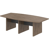 Стол для переговоров Morris Trend MCT 2412 (антрацит/кария пальмира, 2400х1200х750 мм) фото Стол для переговоров Morris Trend MCT 2412 (антрацит/кария пальмира, 2400х1200х750 мм)