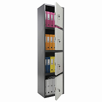 Шкаф металлический для документов AIKO "SL-185/4" ГРАФИТ, 1800х460х340 мм, 37 кг, S10799182502 фото Шкаф металлический для документов AIKO "SL-185/4" ГРАФИТ, 1800х460х340 мм, 37 кг, S10799182502