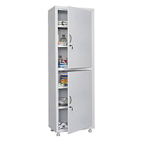 Шкаф медицинский 1-створчатый HILFE "МД 1 1760/SS" 1850х600х400 мм, белый, S26199204009 фото Шкаф медицинский 1-створчатый HILFE "МД 1 1760/SS" 1850х600х400 мм, белый, S26199204009