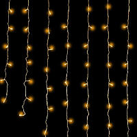 Гирлянда светодиодная Luazon Lighting Бахрома теплый белый свет 124 светодиода (2 x 1.5 м) фото Гирлянда светодиодная Luazon Lighting Бахрома теплый белый свет 124 светодиода (2 x 1.5 м)