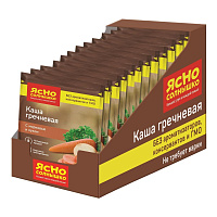 Каша Ясно Солнышко гречневая с морковью и луком 15 штук по 45 г фото Каша Ясно Солнышко гречневая с морковью и луком 15 штук по 45 г