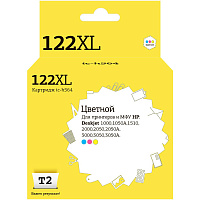 Картридж струйный T2 122XL IC-H564 CH564HE для HP цветной совместимый фото Картридж струйный T2 122XL IC-H564 CH564HE для HP цветной совместимый