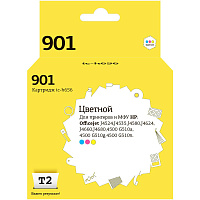 Картридж струйный T2 901 IC-H656 для HP цветной совместимый фото Картридж струйный T2 901 IC-H656 для HP цветной совместимый