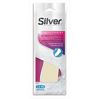 Стельки Silver из фольгированной полушерсти размер 33-45 фото Стельки Silver из фольгированной полушерсти размер 33-45