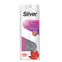 Стельки Silver из войлока размер 33-45 фото Стельки Silver из войлока размер 33-45