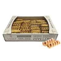 Печенье слоеное Bakery Story Трубочка Малинка 2 кг фото Печенье слоеное Bakery Story Трубочка Малинка 2 кг