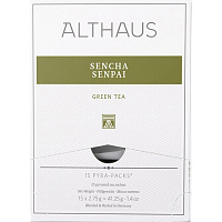 Чай зеленый Althaus Sencha Senpai Pira Pack 15 пакетиков фото Чай зеленый Althaus Sencha Senpai Pira Pack 15 пакетиков