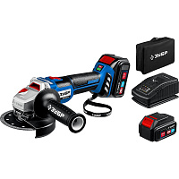 Шлифмашина угловая аккумуляторная ЗУБР AB-125-42