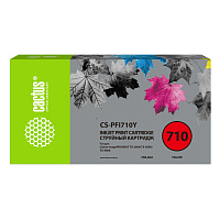 Картридж струйный Cactus PFI-710Y CS-PFI710Y/2357C001 для Canon желтый совместимый фото Картридж струйный Cactus PFI-710Y CS-PFI710Y/2357C001 для Canon желтый совместимый