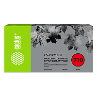 Картридж струйный Cactus PFI-710BK CS-PFI710BK/2354C001 для Canon черный совместимый фото Картридж струйный Cactus PFI-710BK CS-PFI710BK/2354C001 для Canon черный совместимый