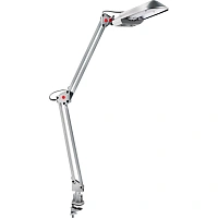 Светильник настольный Camelion KD-017C серебристый фото Светильник настольный Camelion KD-017C серебристый