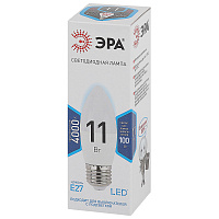 Лампа светодиодная Эра Std LED B35-11W-840-E27 свеча 11Вт E27 4000K 880Лм 220В Б0032983 фото Лампа светодиодная Эра Std LED B35-11W-840-E27 свеча 11Вт E27 4000K 880Лм 220В Б0032983
