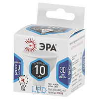 Лампа светодиодная Эра Std LED MR16-10W-840-GU5.3 спот 10Вт GU5.3 4000K 800Лм 220В Б0032996 фото Лампа светодиодная Эра Std LED MR16-10W-840-GU5.3 спот 10Вт GU5.3 4000K 800Лм 220В Б0032996
