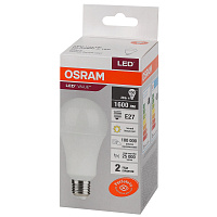 Лампа светодиодная Osram LED Value A груша 20Вт E27 3000K 1600Лм 220В 4058075579293 фото Лампа светодиодная Osram LED Value A груша 20Вт E27 3000K 1600Лм 220В 4058075579293