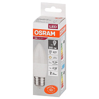 Лампа светодиодная Osram LED Value B свеча 7Вт E27 3000К 560Лм 220В 4058075579446 фото Лампа светодиодная Osram LED Value B свеча 7Вт E27 3000К 560Лм 220В 4058075579446