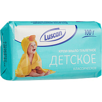 Крем-мыло туалетное детское Luscan 100 г фото Крем-мыло туалетное детское Luscan 100 г