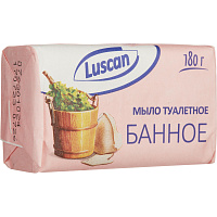Мыло туалетное Luscan Банное 180 г фото Мыло туалетное Luscan Банное 180 г