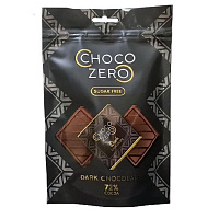 Шоколад порционный ChocoZero горький 72% без сахара 100 г фото Шоколад порционный ChocoZero горький 72% без сахара 100 г