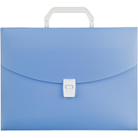 Папка-портфель пластиковая Attache Selection Breeze А4 голубая (34.5х24 см, 6 отделений) фото Папка-портфель пластиковая Attache Selection Breeze А4 голубая (34.5х24 см, 6 отделений)
