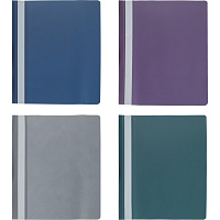 Скоросшиватель пластиковый Attache Metallics А4 до 100 листов (толщина обложки 0.2 мм, 4 штуки в упаковке) фото Скоросшиватель пластиковый Attache Metallics А4 до 100 листов (толщина обложки 0.2 мм, 4 штуки в упаковке)