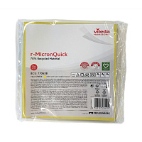 Салфетки хозяйственные Vileda Professional МикронКвик микрофибра 40х38 см 135 г/кв.м желтые (5 штук в упаковке) фото Салфетки хозяйственные Vileda Professional МикронКвик микрофибра 40х38 см 135 г/кв.м желтые (5 штук в упаковке)