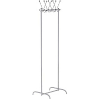 Вешалка гардеробная напольная Комус Мебель КР-15 на 8 персон (металлик) фото Вешалка гардеробная напольная Комус Мебель КР-15 на 8 персон (металлик)