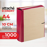 Папка архивная на 4-х завязках Attache Economy А4 100 мм (232х312 мм) картон/крафт-бумага/бумвинил до 1000 листов фото Папка архивная на 4-х завязках Attache Economy А4 100 мм (232х312 мм) картон/крафт-бумага/бумвинил до 1000 листов