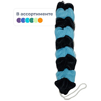 Мочалка для тела Косичка нейлон 29x6 см