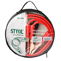 Пусковые провода Stvol SBC500 2.5м 12/24В 500А фото Пусковые провода Stvol SBC500 2.5м 12/24В 500А
