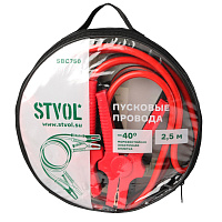 Пусковые провода Stvol SBC750 2.5м 12/24В 750А фото Пусковые провода Stvol SBC750 2.5м 12/24В 750А