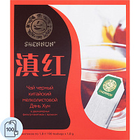 Чай черный Shennun Дян Хун 100 пакетиков фото Чай черный Shennun Дян Хун 100 пакетиков
