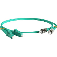Патч-корд оптоволоконный Hyperline FC-D2-503-LC/PR-ST/PR-H-3M-LSZH-AQ 3 м фото Патч-корд оптоволоконный Hyperline FC-D2-503-LC/PR-ST/PR-H-3M-LSZH-AQ 3 м