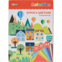 Бумага цветная Комус Класс (№1 School) ColorPics (А4, 20 листов, 20 цветов, офсетная, тонированная) фото Бумага цветная Комус Класс (№1 School) ColorPics (А4, 20 листов, 20 цветов, офсетная, тонированная)