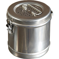 Коробка стерилизационная круглая КФ-6 с фильтрами ДЗМО