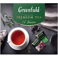 Чай Greenfield Premium Tea Collecton 24 сорта, 96пак 1782-08, 1703000 фото Чай Greenfield Premium Tea Collecton 24 сорта, 96пак 1782-08, 1703000