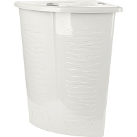 Корзина для белья Keeplex Regular 40 л 50х37х54 см белая фото Корзина для белья Keeplex Regular 40 л 50х37х54 см белая