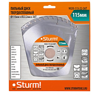 Диск пильный по дереву Sturm! 115x22 (9020-115-22-36T) фото Диск пильный по дереву Sturm! 115x22 (9020-115-22-36T)