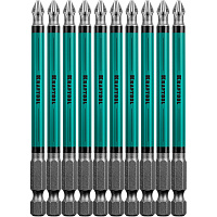 Бита магнитная Kraftool Optimum Line PH2 x 100 мм (10 штук в упаковке, 26122-2-100-10) фото Бита магнитная Kraftool Optimum Line PH2 x 100 мм (10 штук в упаковке, 26122-2-100-10)