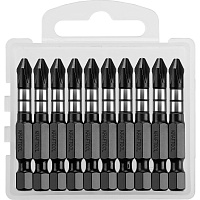Бита ударная Kraftool Impact Pro PH2 x 50 мм (10 штук в упаковке, 26191-2-50-S10) фото Бита ударная Kraftool Impact Pro PH2 x 50 мм (10 штук в упаковке, 26191-2-50-S10)
